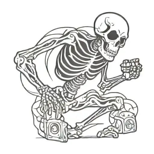 Skeleton Cartoons
