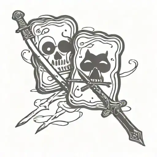 Demonic Toast With A Sword And The Three Musketeers