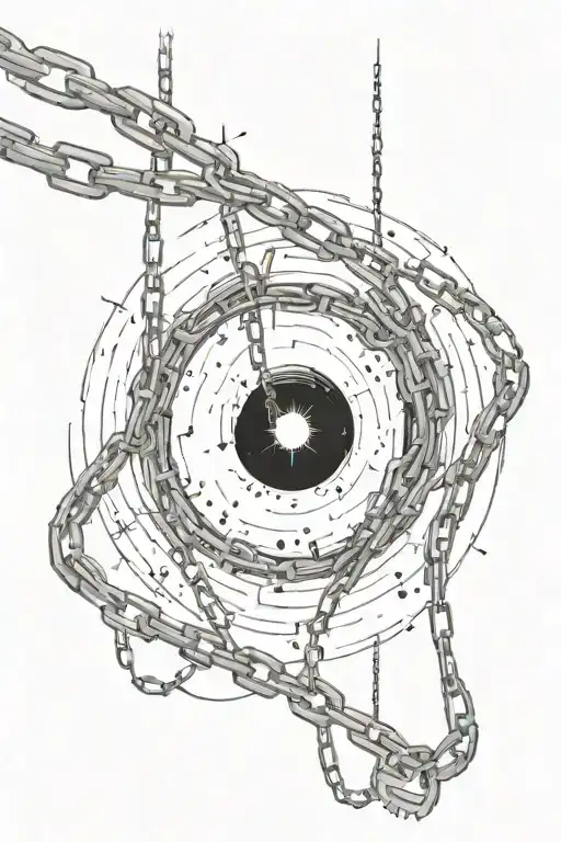 Black Hole And Chains Coming