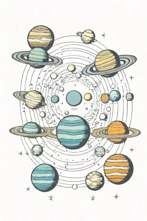 Planets In A Line