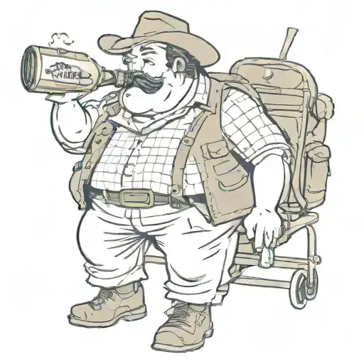 Drunk Fat Country Person