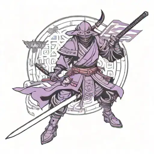 Purple Void Samurai