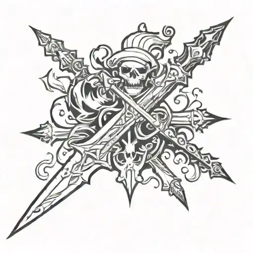 Dagger Piercing Fineline Medievil