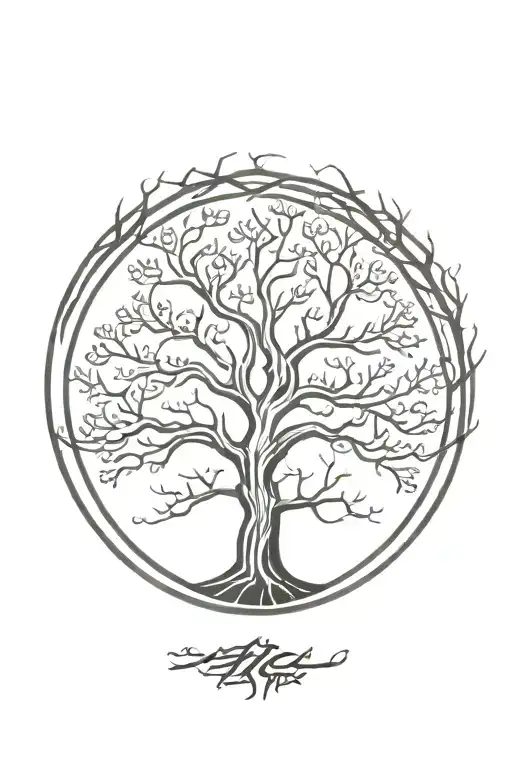 Yggdrasil Tree Ringerike Style