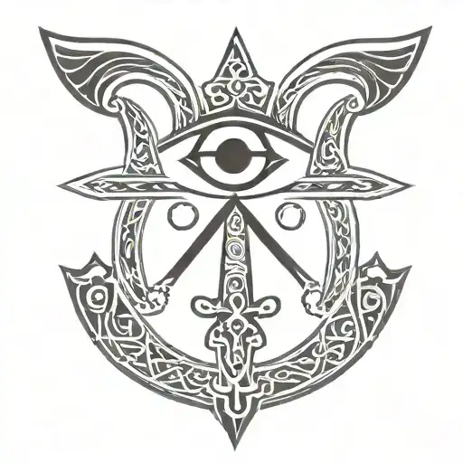 Ankh Symbol With Eye