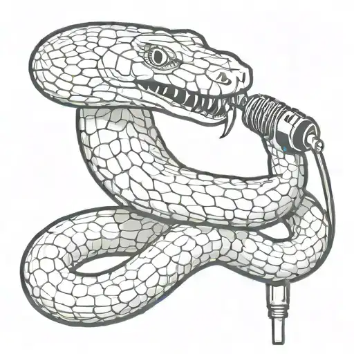 Snake And A Microphone