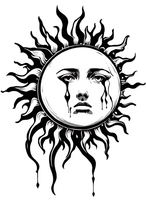 Crying Sun Moon