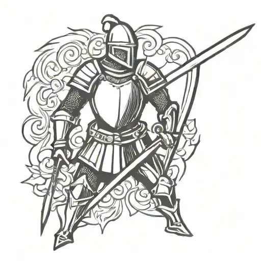 Knight With Sword