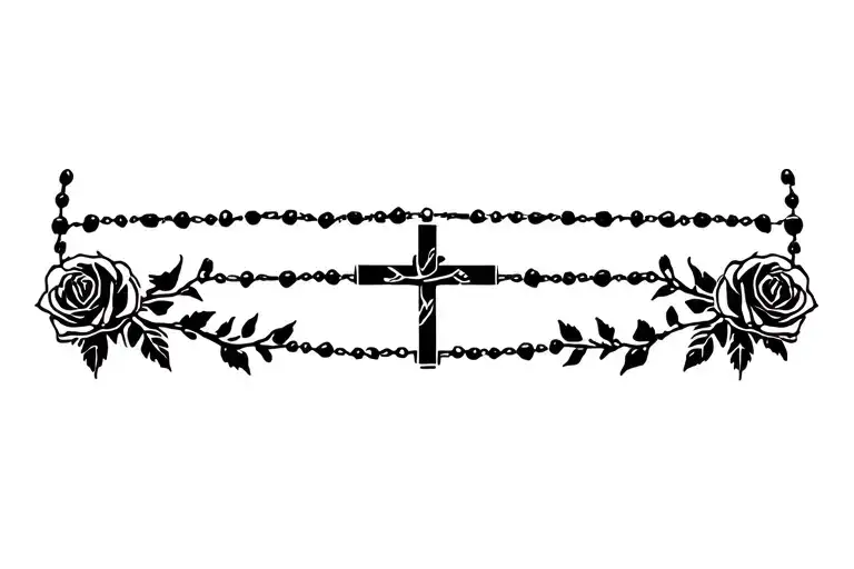 Rosary With Roses