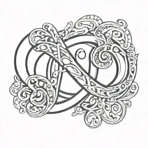 Infinity Symbol With Letters