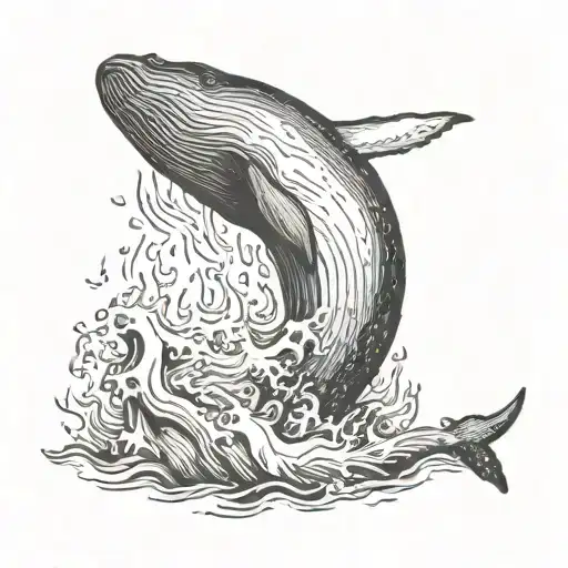 Only The Fluking Tail Of A Whale