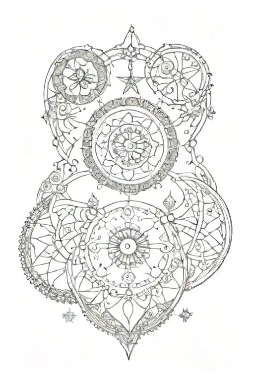 Henna Inspired Astronomical