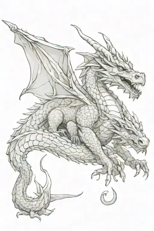 Dragon Protecting My Children