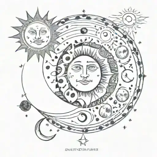 Sun And Moon Phases