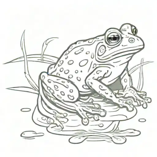 A Frog Doing A Poop
