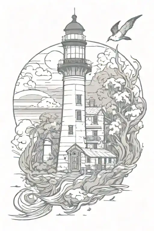 Lighthouse Surrounded