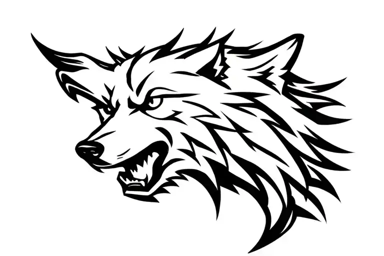 Aggressive Wolf Profil