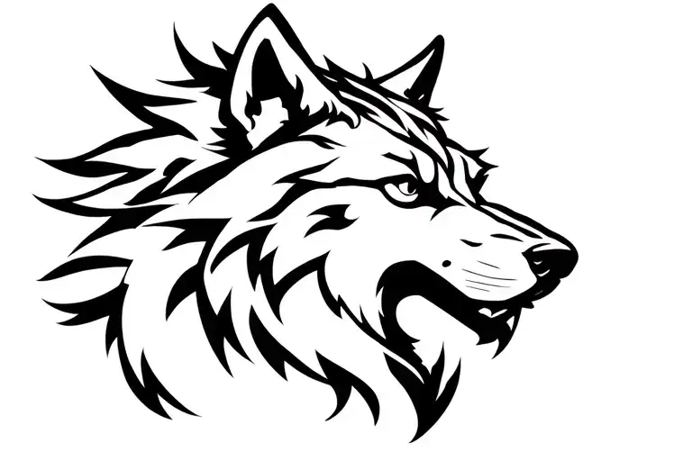 Aggressive Wolf Profil