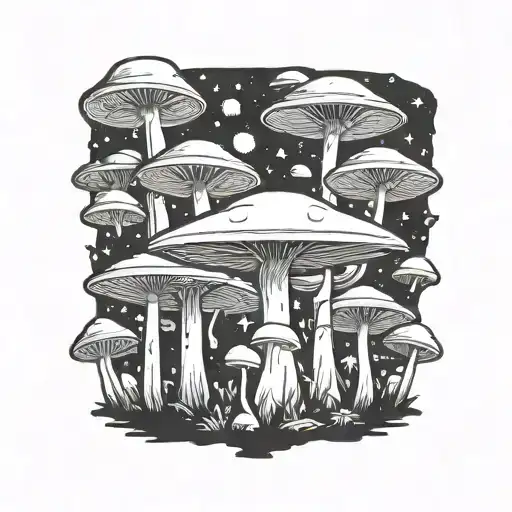 Mushroom Ufo Forest