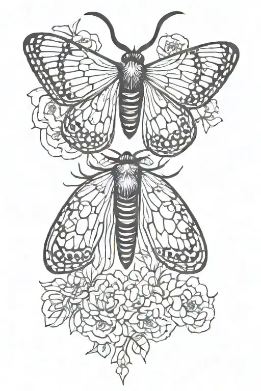 Blooming Death Moth