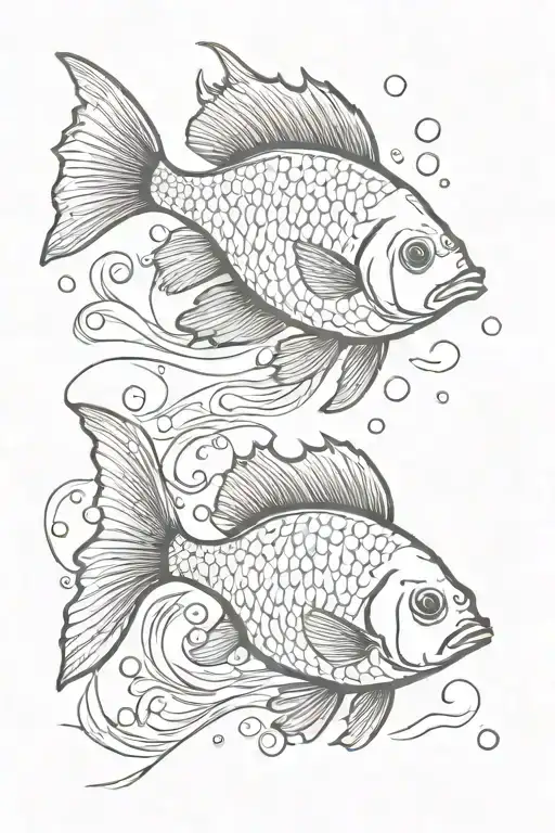 Pisces Fish Swimming