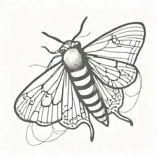 Moth Line Work