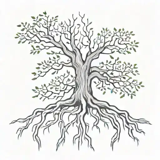 Tree With Deep Roots