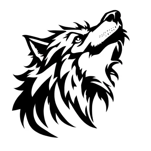 Howling Wolf Head