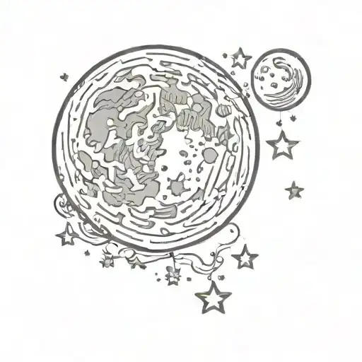 Moon And Stars