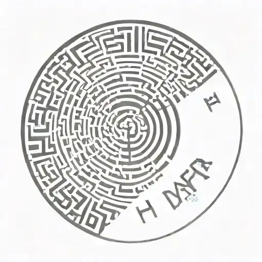 Circle Made Of Letters H I R A Y A Words Minimalist