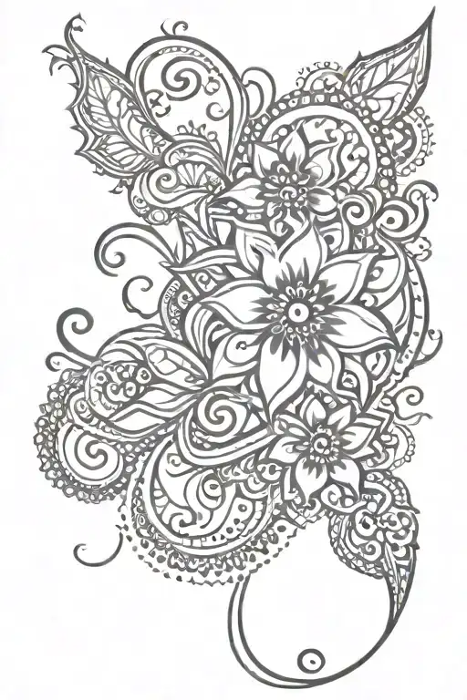 Henna Tattoo Design