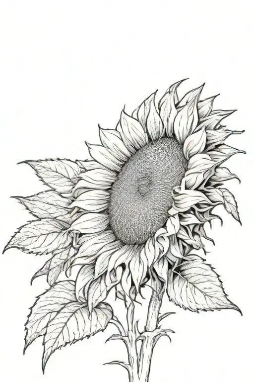 Sunflower Eclipsing A Rising Sun
