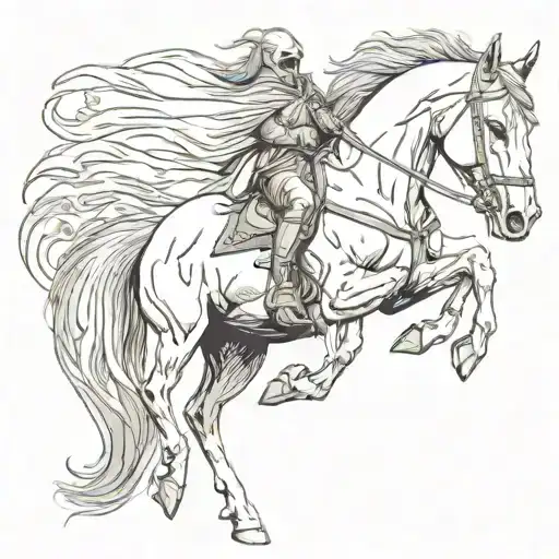 Headless Horseman White Horse