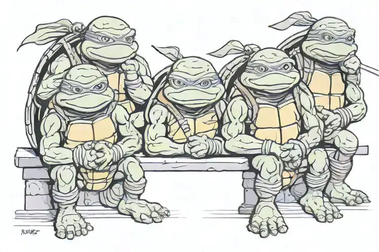 Teenage Mutant Ninja Turtles Hear No Evil See No Evil Speak No Evil