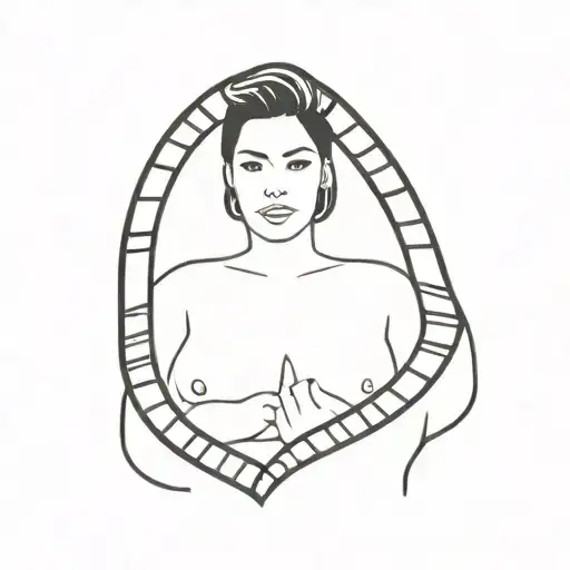 Beautiful Busty Big Breast Latina Woman Wearing Fuzzy Fleece Jacket