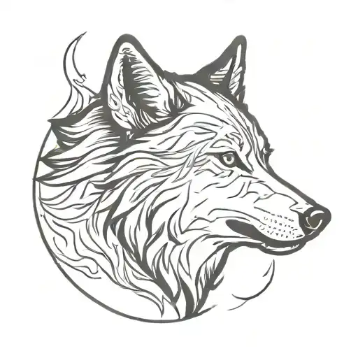 Wolf Howling At The Moon