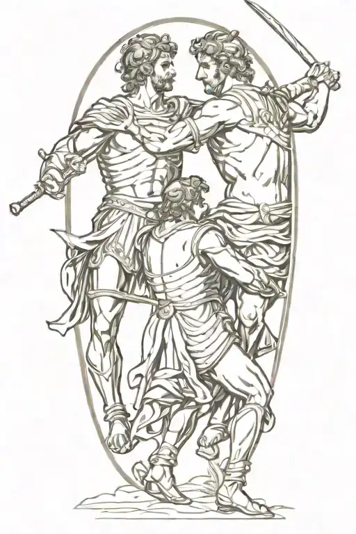 Achilles Fighting Hector