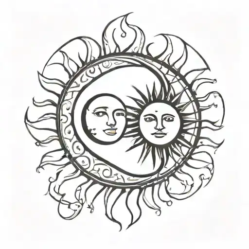Sun And Moon Together