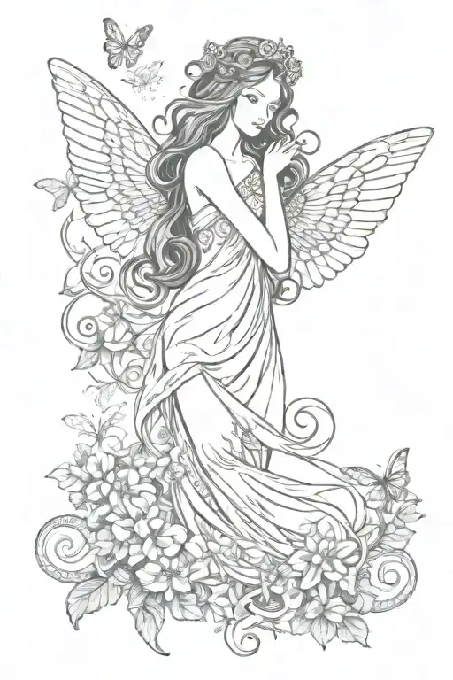 A Virgo Zodiac Sign With An Angel Number Of 222 Numbers And A Butterfly