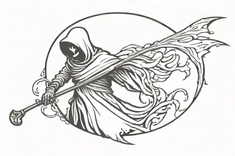 Grim Reaper With Scythe