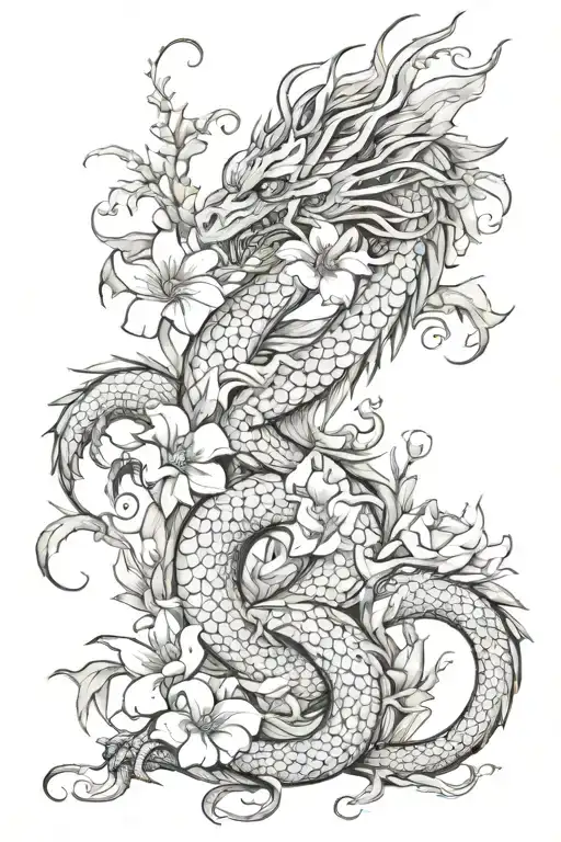 Dragon Flowers Surrounding