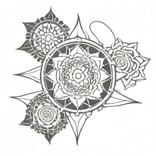 Chakra Symbol Surrounded