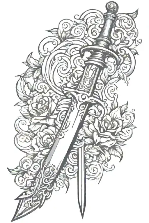 Italian Sword Piercing Back