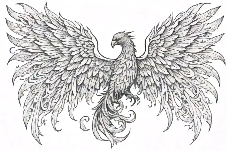 Phoenix Rising From Ashes