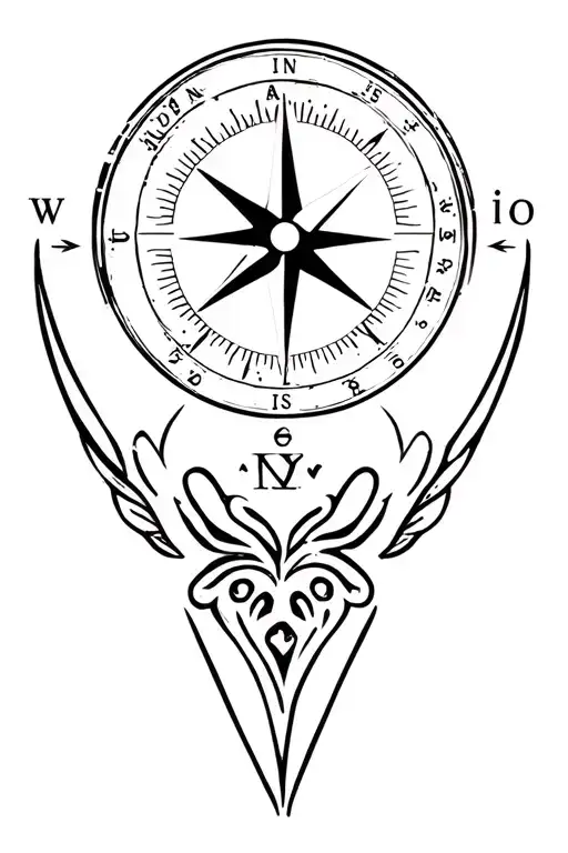 Love Travel Compass Dog Compassionate Life