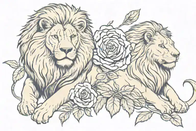 Rose And Lion
