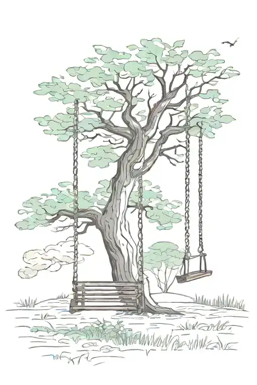 Tree And Swing