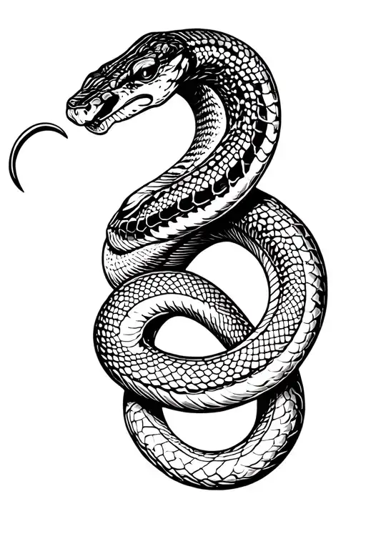 Snake Curled Forearm