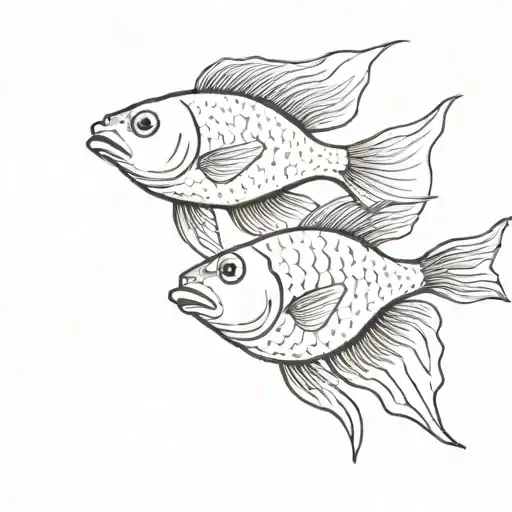 Two Fish Swimming