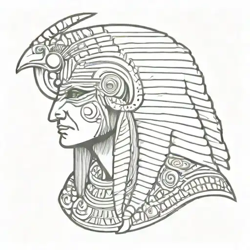Horus Portrait Looking